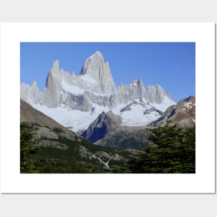 Nearing the summit of Mt Fitz Roy Posters and Art